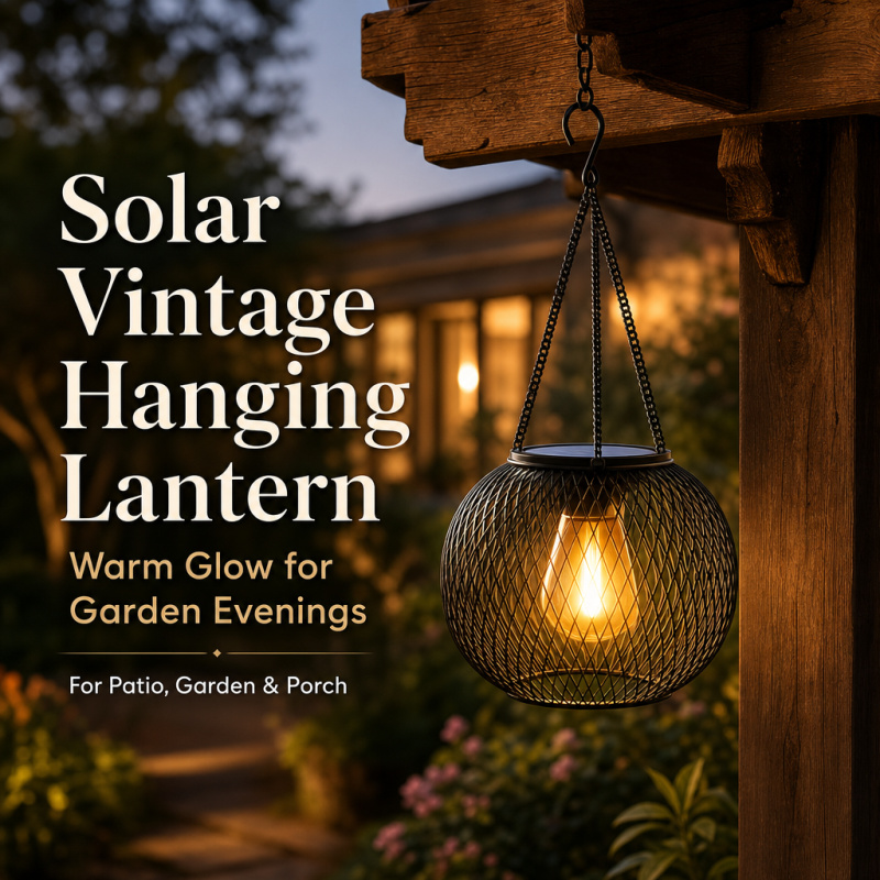 Halo Outdoor Lighting - Solarna lampa podłogowa LED do zawieszenia,