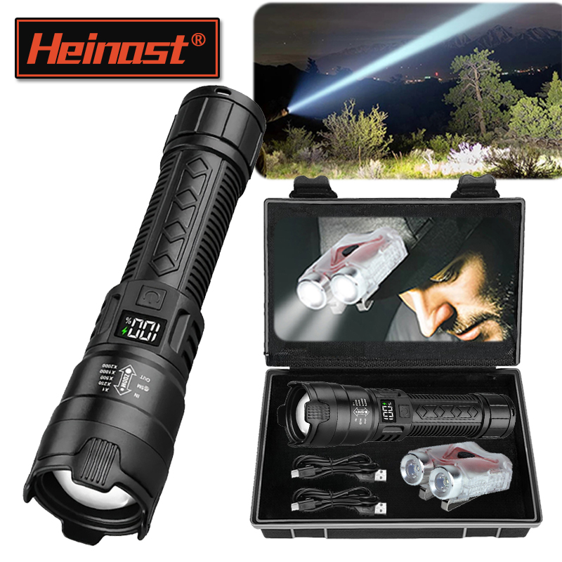 Outdoor Lighting The Range - Latarka LED Ultra Jasna 2000LM Ładowana