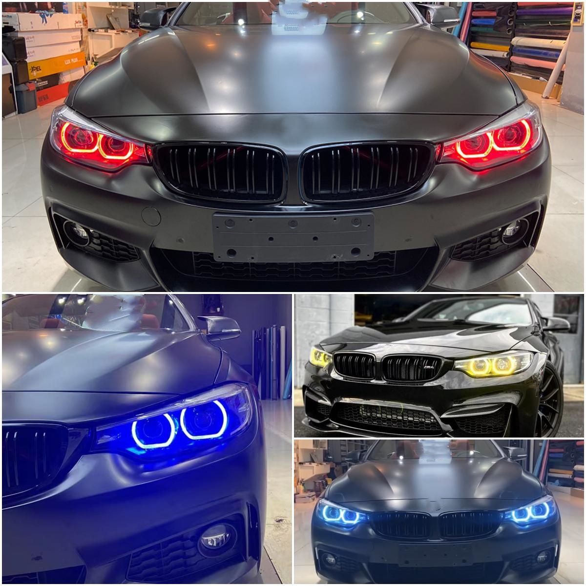 Outdoor Lighting Yellow - M3 M4 niebiesko-żółte DRL Angel Eyes