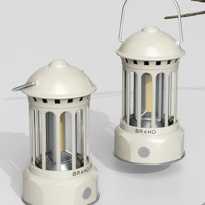 Outdoor Lighting Lanterns - Uniwersalna Retro Lampa Kempingowa Przenośna COB