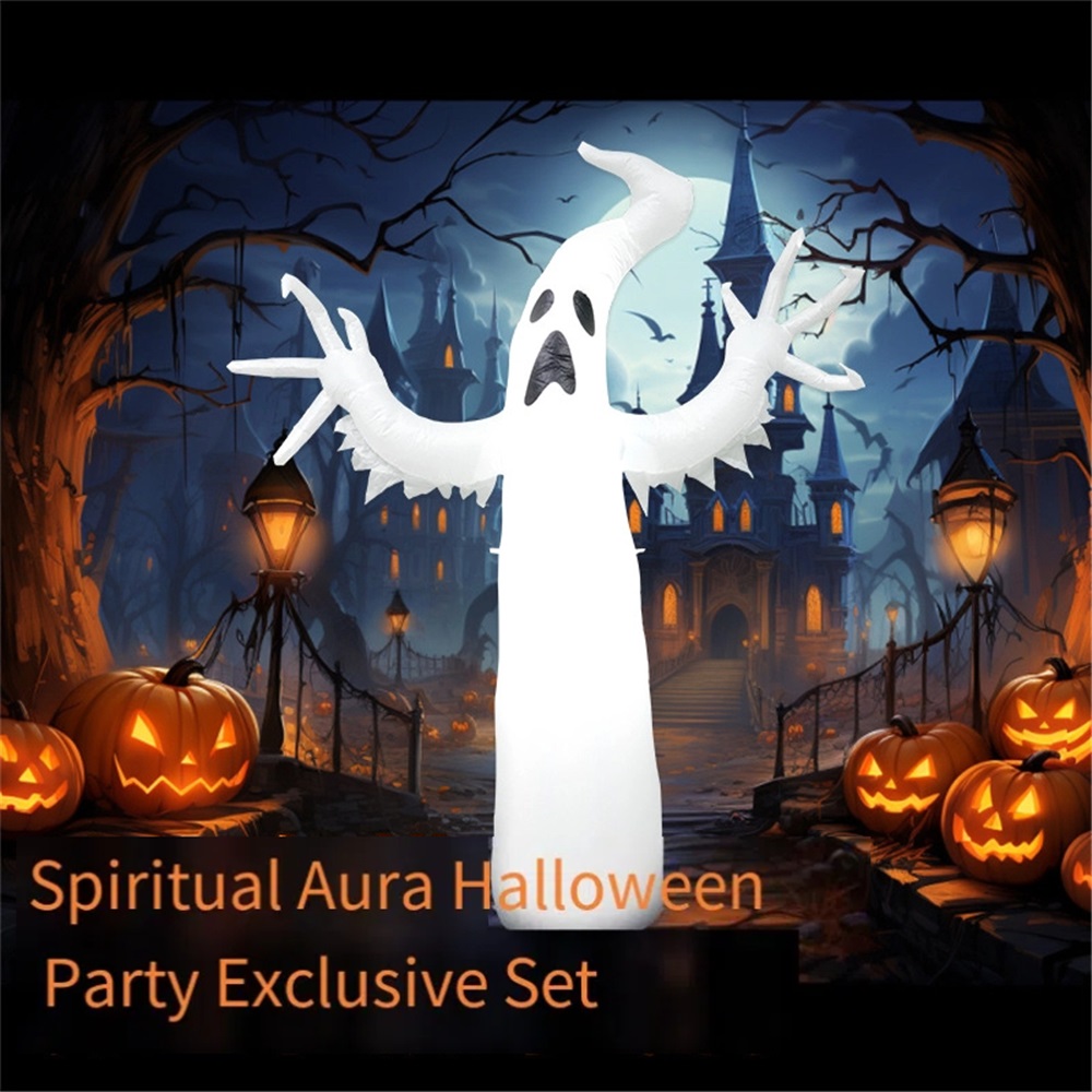 Outdoor Lighting For Front Of House - Nadmuchiwany duch na Halloween, dekoracja ducha