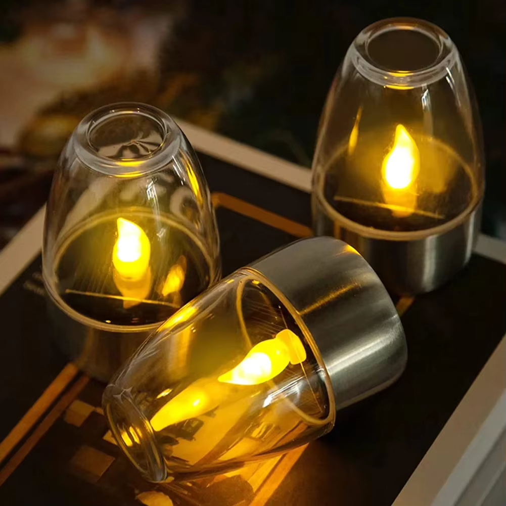 Halo Outdoor Lighting - Świece słoneczne LED ze stali nierdzewnej