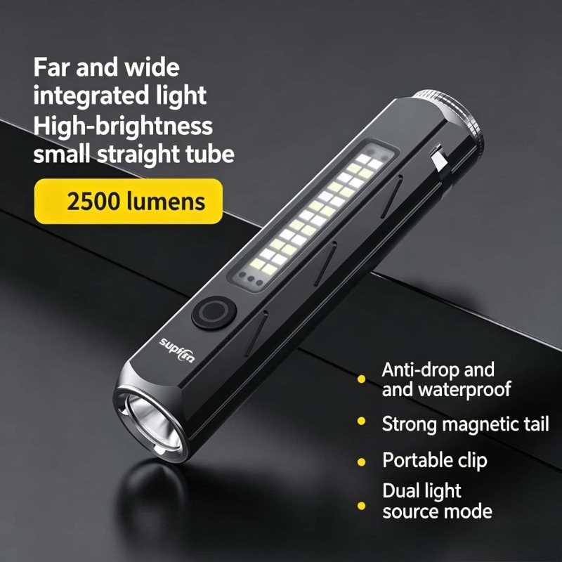 Outdoor Lighting Lanterns - Latarka LED o mocnym świetle, ładowanie