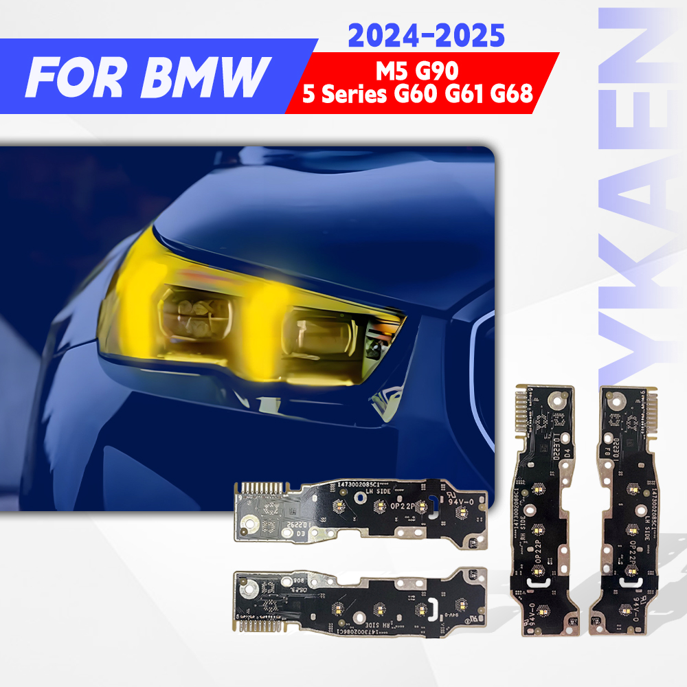 Outdoor Lighting Yellow - Żółto-Biało-Czerwona Płytka LED DRL do BMW
