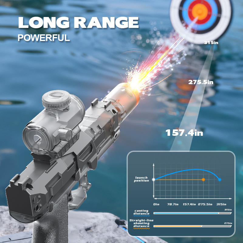 Outdoor Lighting The Range - Elektryczny pistolet na wodę, automatyczny, z
