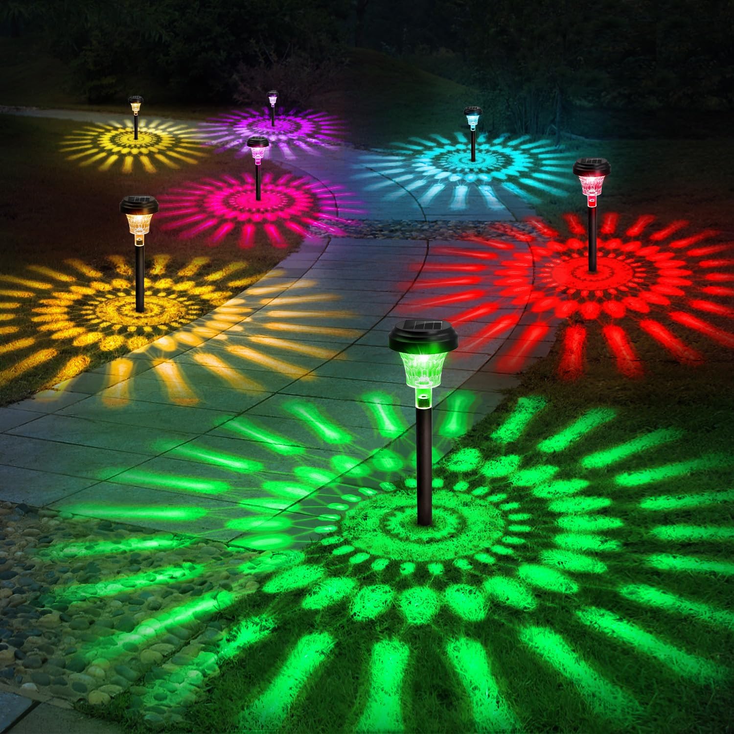 Halo Outdoor Lighting - Solarne oświetlenie ścieżki Zewnętrzna lampa słoneczna