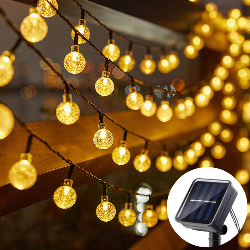 Halo Outdoor Lighting - 20/50/100 LED Solarna Lampka Kryształowa Kula,