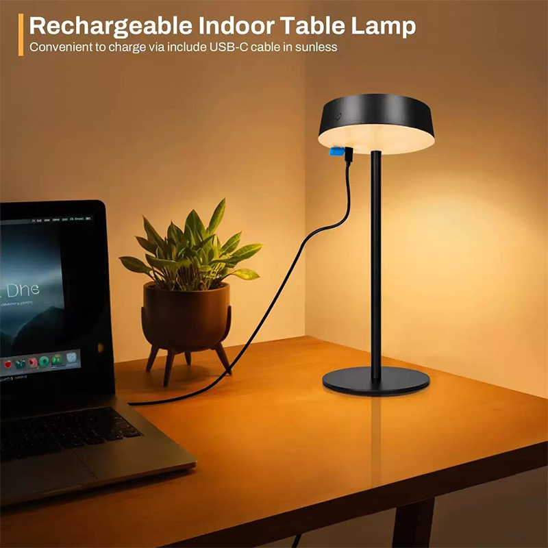 Halo Outdoor Lighting - Solarna Lampa Stołowa Ściemniana LED Lampka