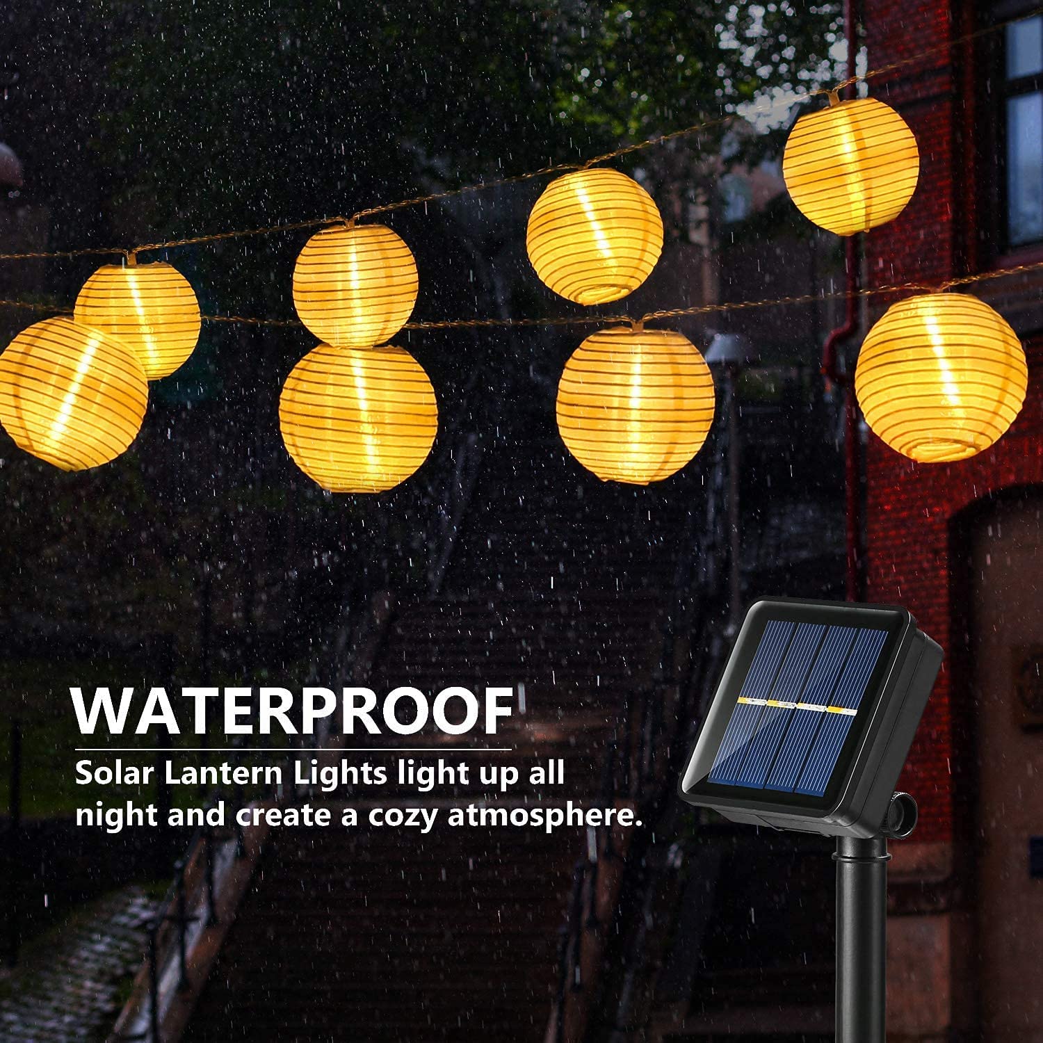 Wodoodporna latarnia girlanda  – Halo Outdoor Lighting recenzja i cena