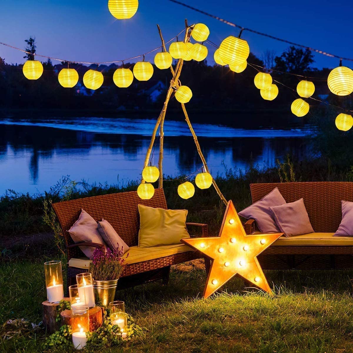 Wodoodporna latarnia girlanda  – Halo Outdoor Lighting recenzja i cena