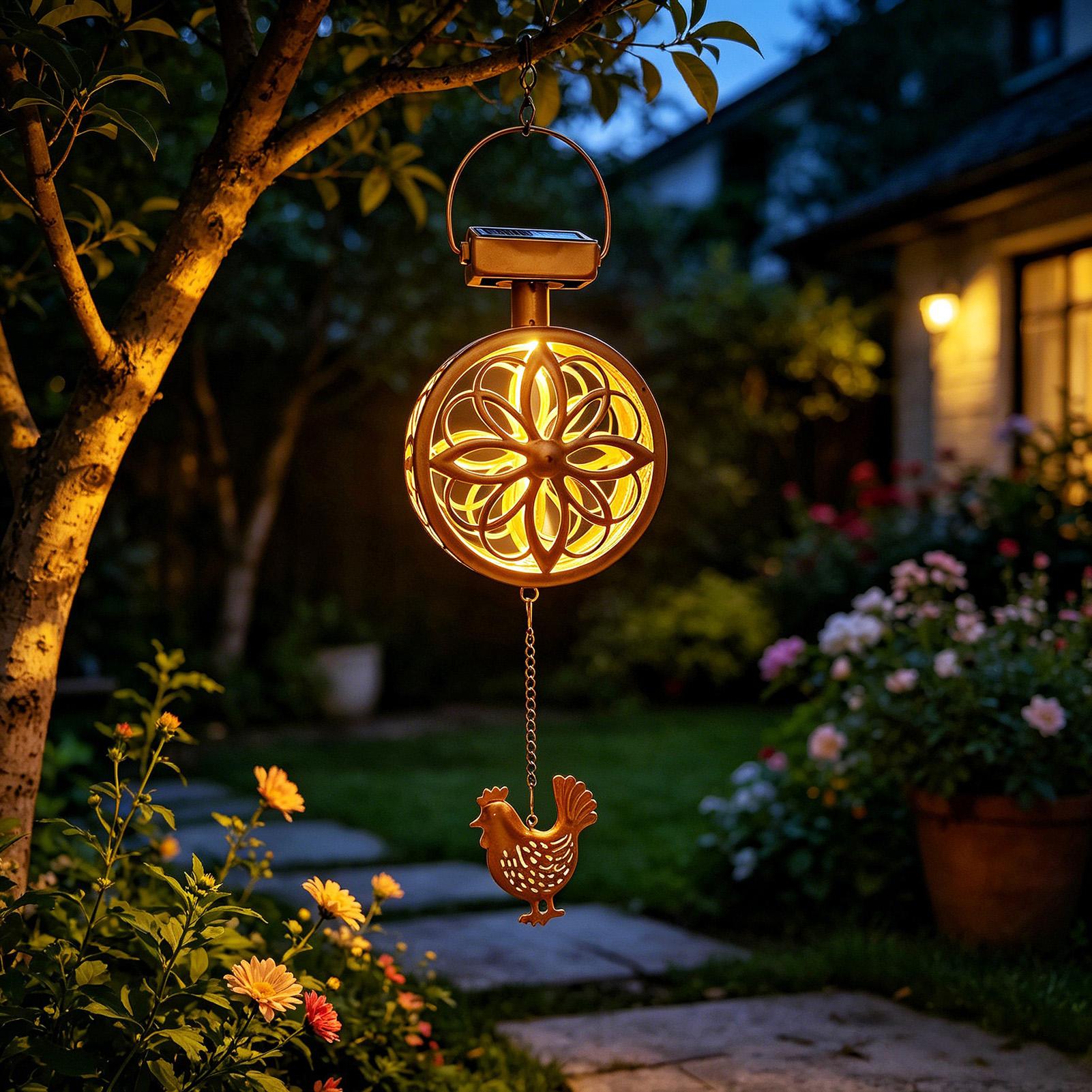 Solarna zewnętrzna lampa wiszą – Outdoor Lighting Yellow recenzja i cena