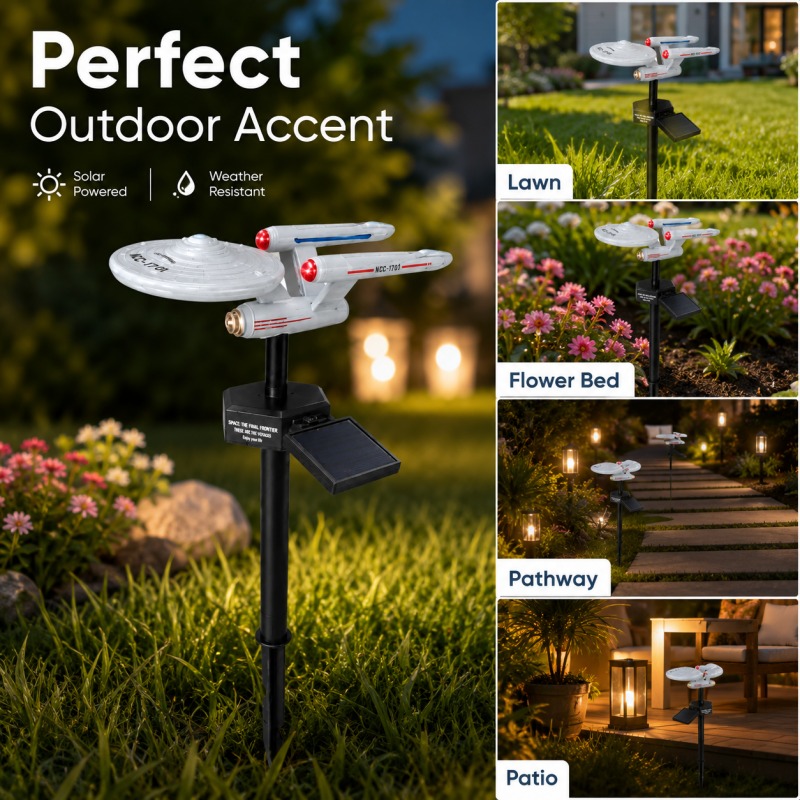 Lampa ogrodowa Star Trek USS E – Halo Outdoor Lighting recenzja i cena