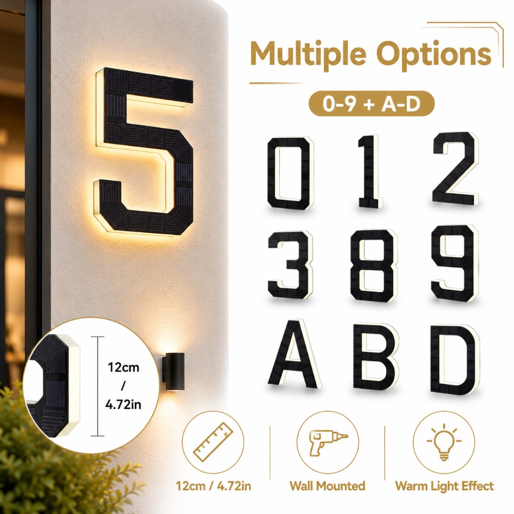 Solarna tabliczka z numerem do – Outdoor Lighting For Front Of House recenzja i cena