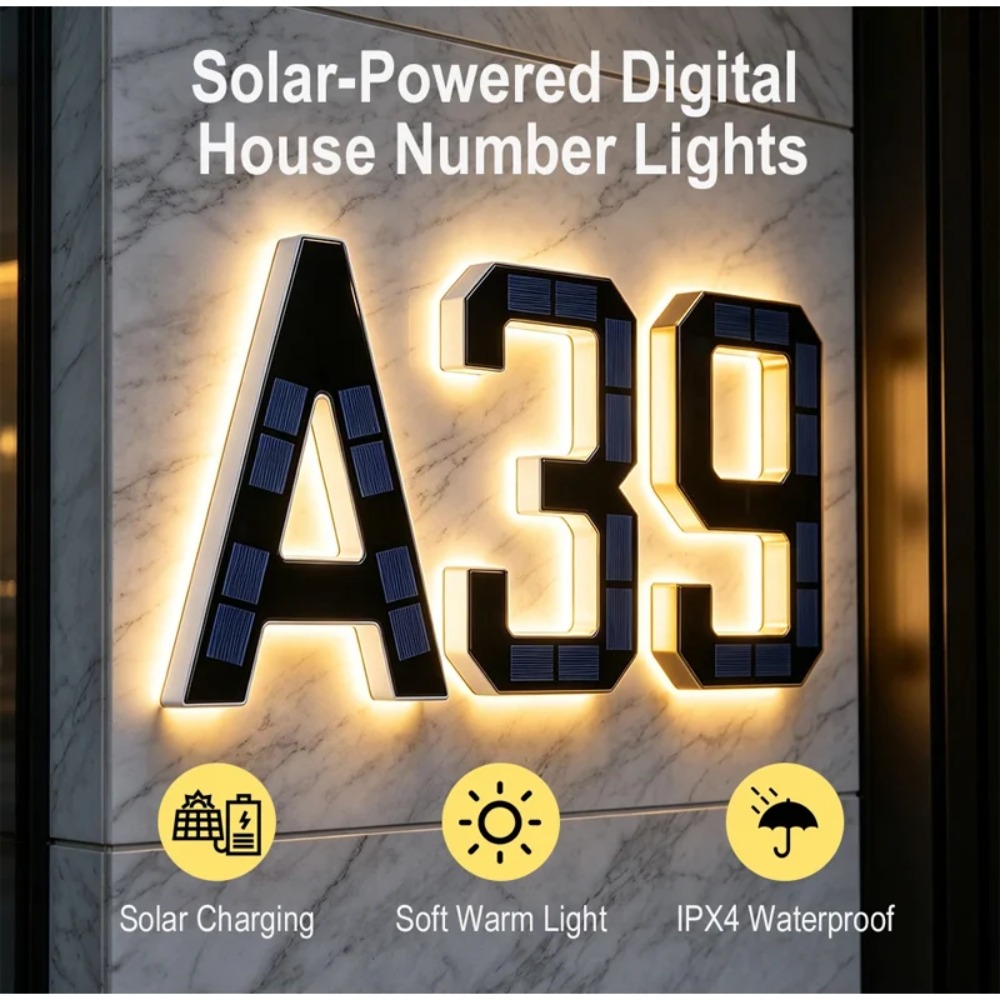 Solarna tabliczka z numerem do – Outdoor Lighting For Front Of House recenzja i cena