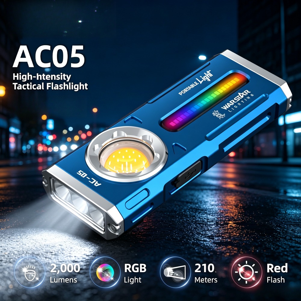 Latarka przenośna AC05 o wysok – Outdoor Lighting The Range recenzja i cena