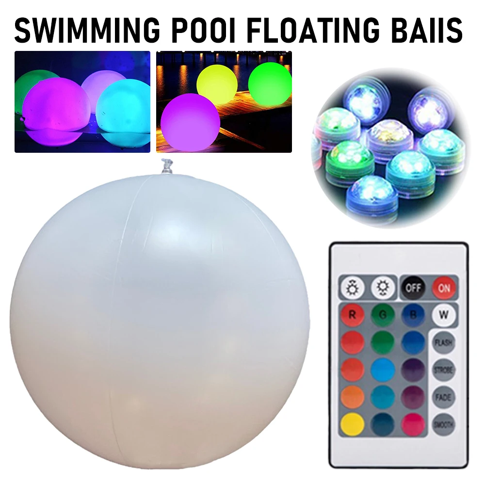 60/90cm świecące LED piłka do  – Outdoor Lighting Around Pool recenzja i cena