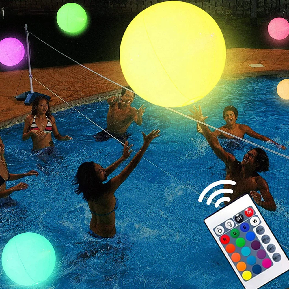 60/90cm świecące LED piłka do  – Outdoor Lighting Around Pool recenzja i cena