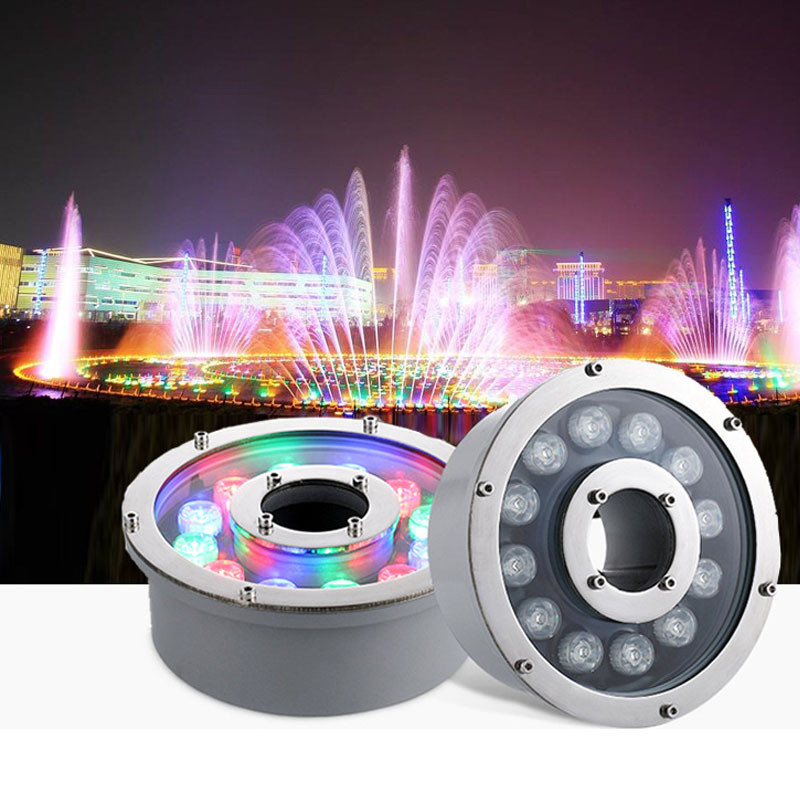 Lampy fontannowe LED RGB 12V 2 – Outdoor Lighting Around Pool recenzja i cena