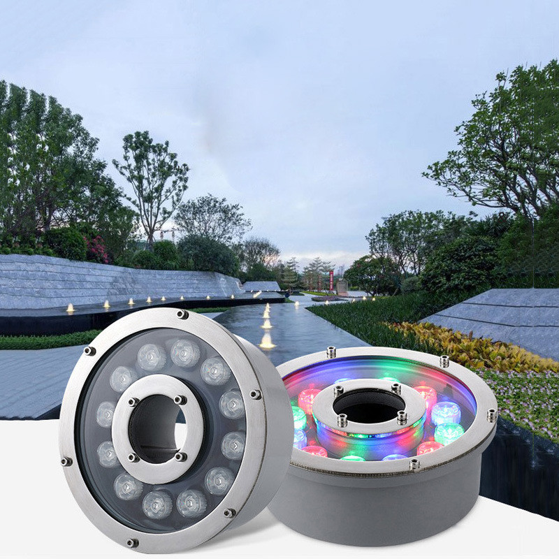 Lampy fontannowe LED RGB 12V 2 – Outdoor Lighting Around Pool recenzja i cena