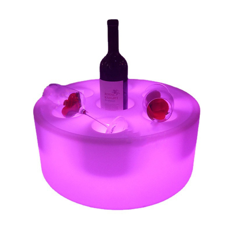 Okrągła tacka na butelki wina  – Outdoor Lighting Around Pool recenzja i cena