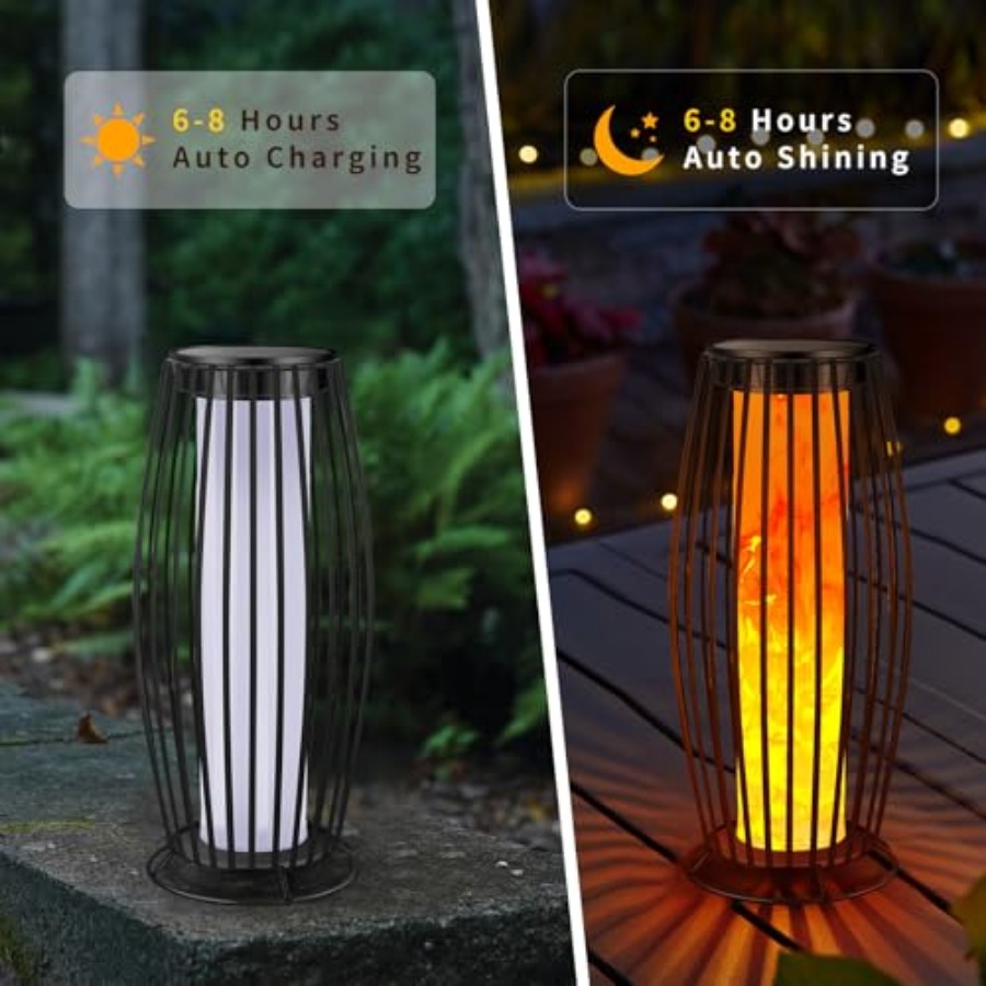 Solarna lampa podłogowa z efek – Outdoor Lighting Lanterns recenzja i cena