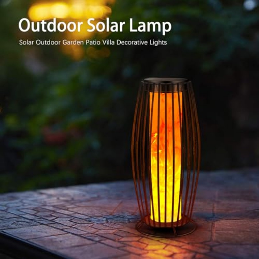 Solarna lampa podłogowa z efek – Outdoor Lighting Lanterns recenzja i cena
