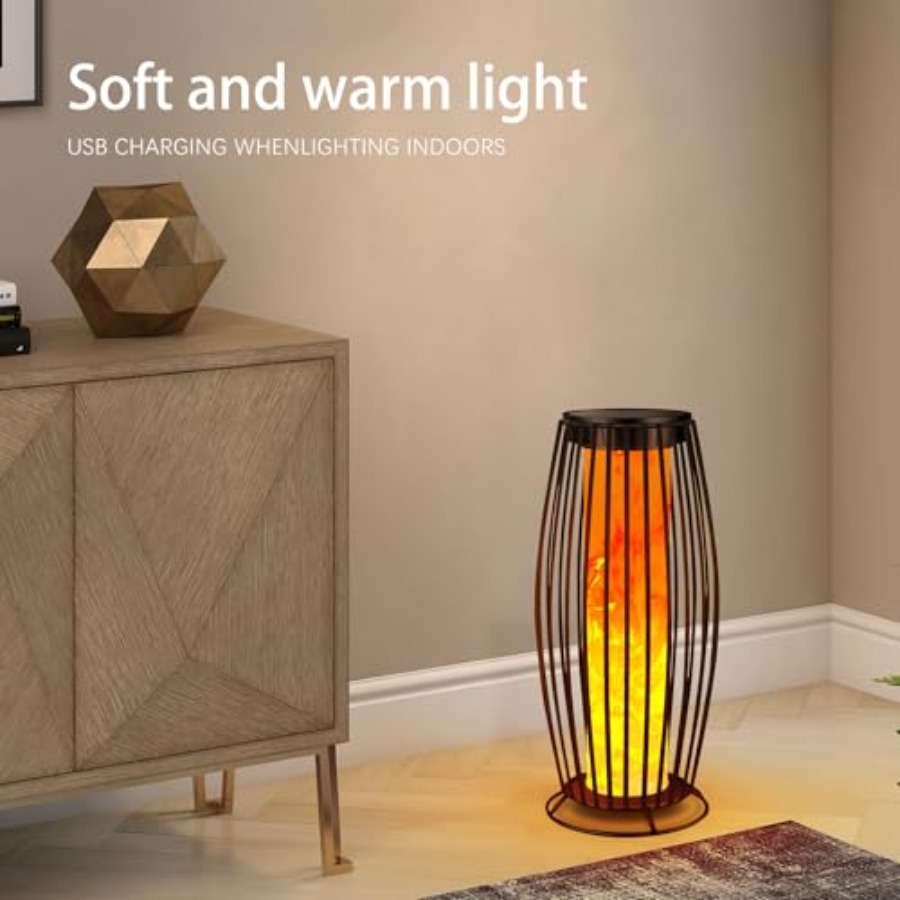 Solarna lampa podłogowa z efek – Outdoor Lighting Lanterns recenzja i cena