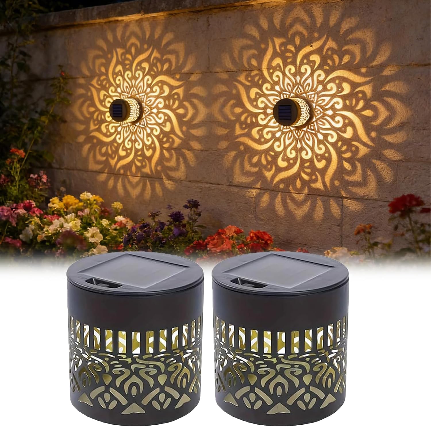 2-pak solarnych lamp ogrodowyc – Outdoor Lighting Yellow recenzja i cena