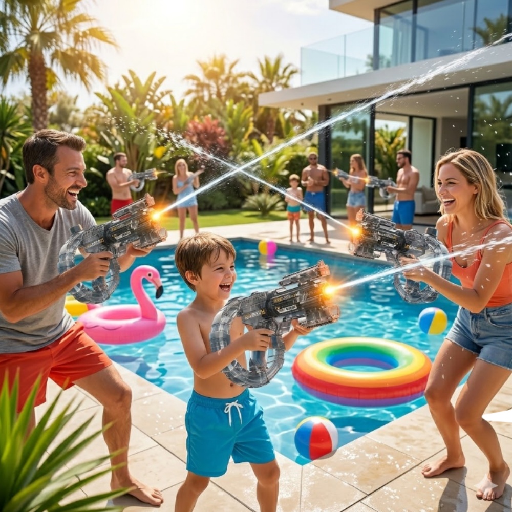 Elektryczny pistolet na wodę,  – Outdoor Lighting The Range recenzja i cena